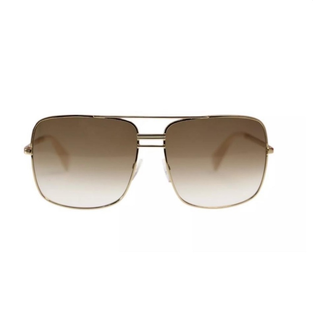 Céline Gold Cl41808s Oversized Aviator Sunglasses